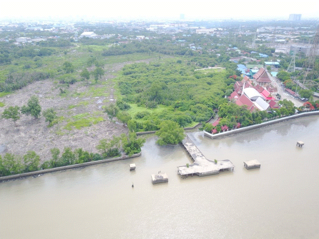 ขายที่ดิน บางหัวเสือ  พระประแดง สมุทรปราการ ขนาด 30-1-94-0 (ไร่-งาน-วา-เมตร) ของ ธนาคารกรุงเทพ
